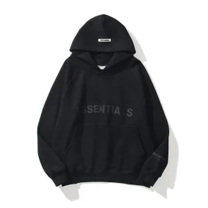 Essentials Oversized Hoodie Black