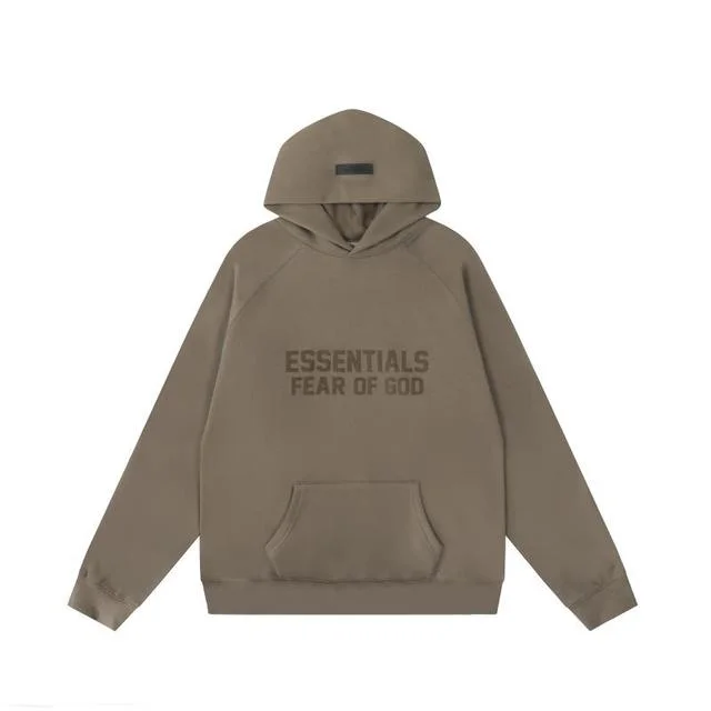Essentials Fear of God Brown Hoodie